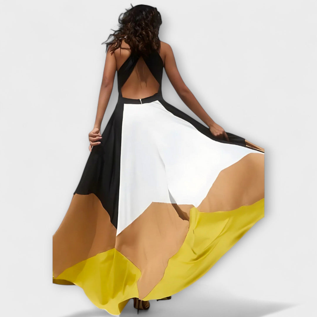 Long Dress with Open Back