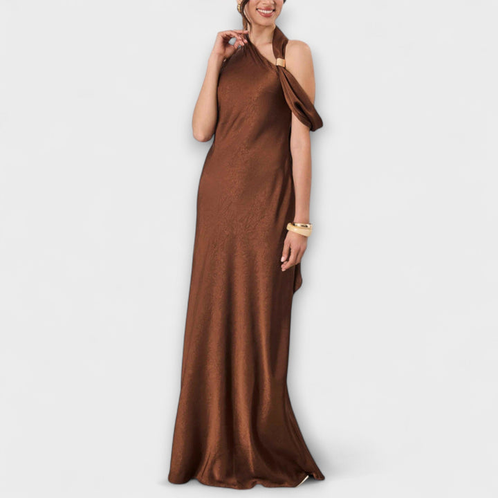 Chic Maxi Dress in Satin