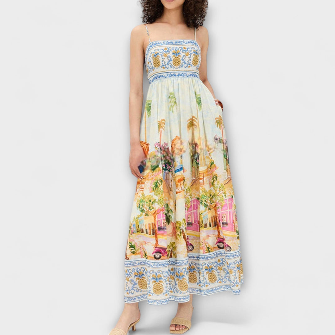 Robe Maxi Multicolore Aracati