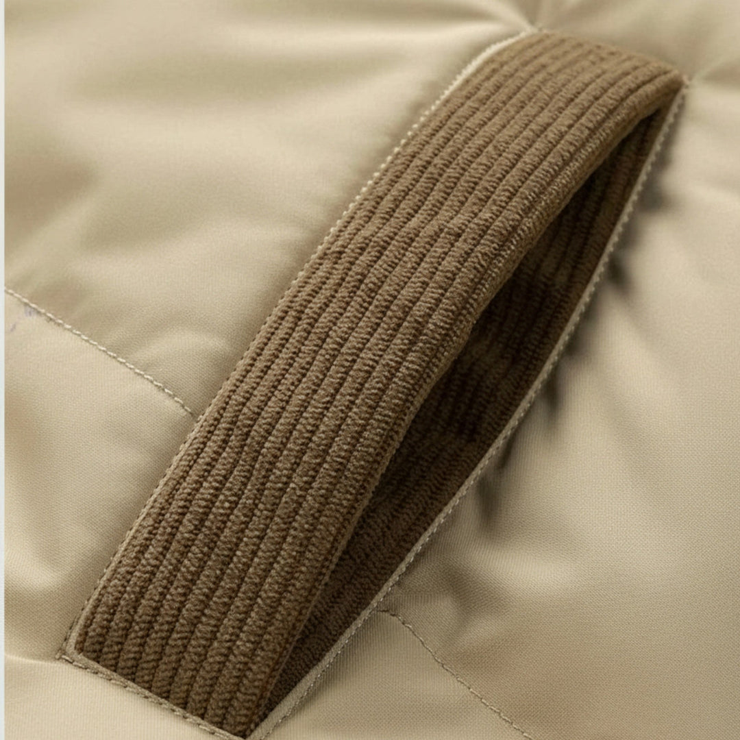 Veste d'hiver pour homme doublée en polaire avec capuche amovible