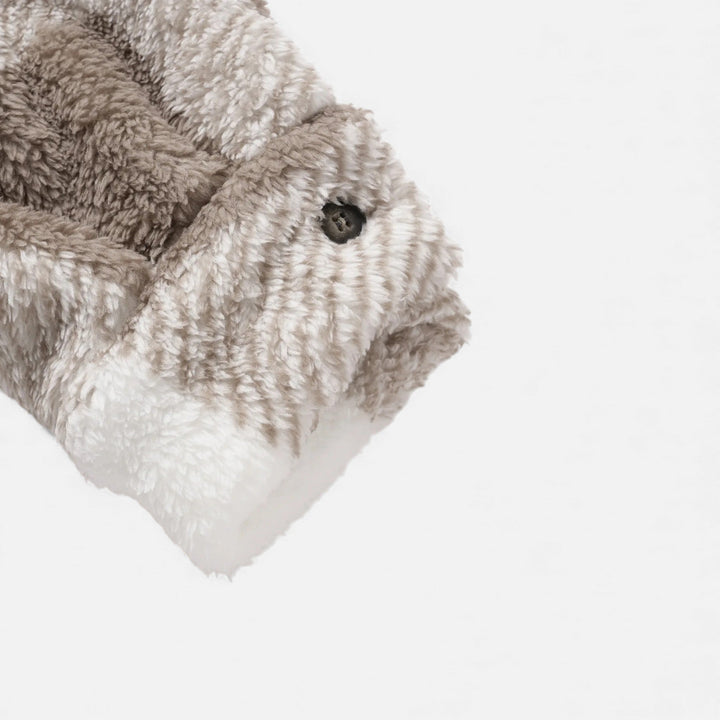 Pánská sametová bunda s králičí kožešinou