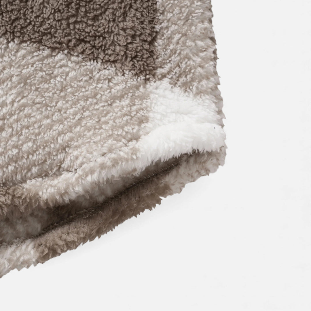 Pánská sametová bunda s králičí kožešinou