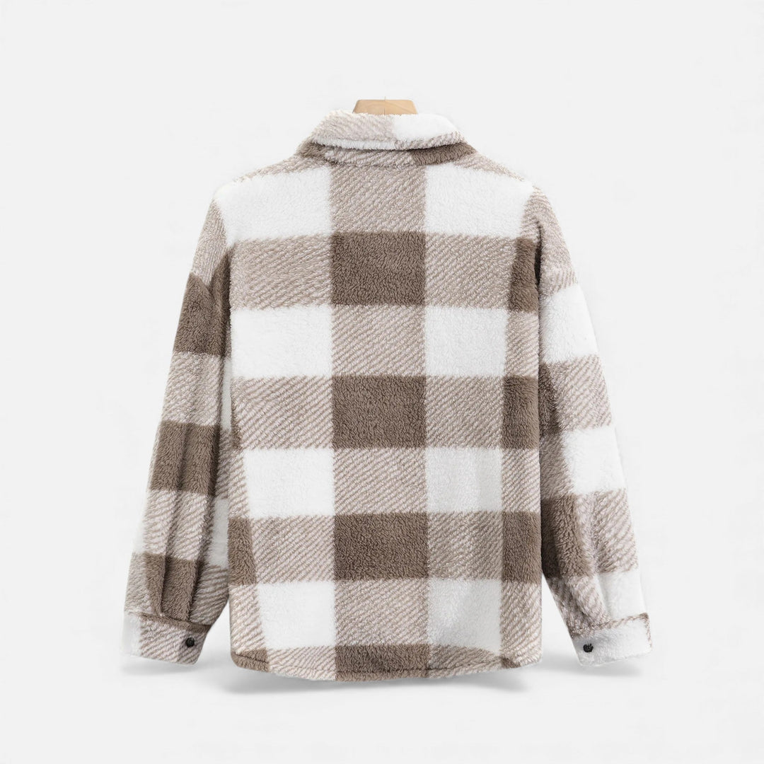 Pánská sametová bunda s králičí kožešinou