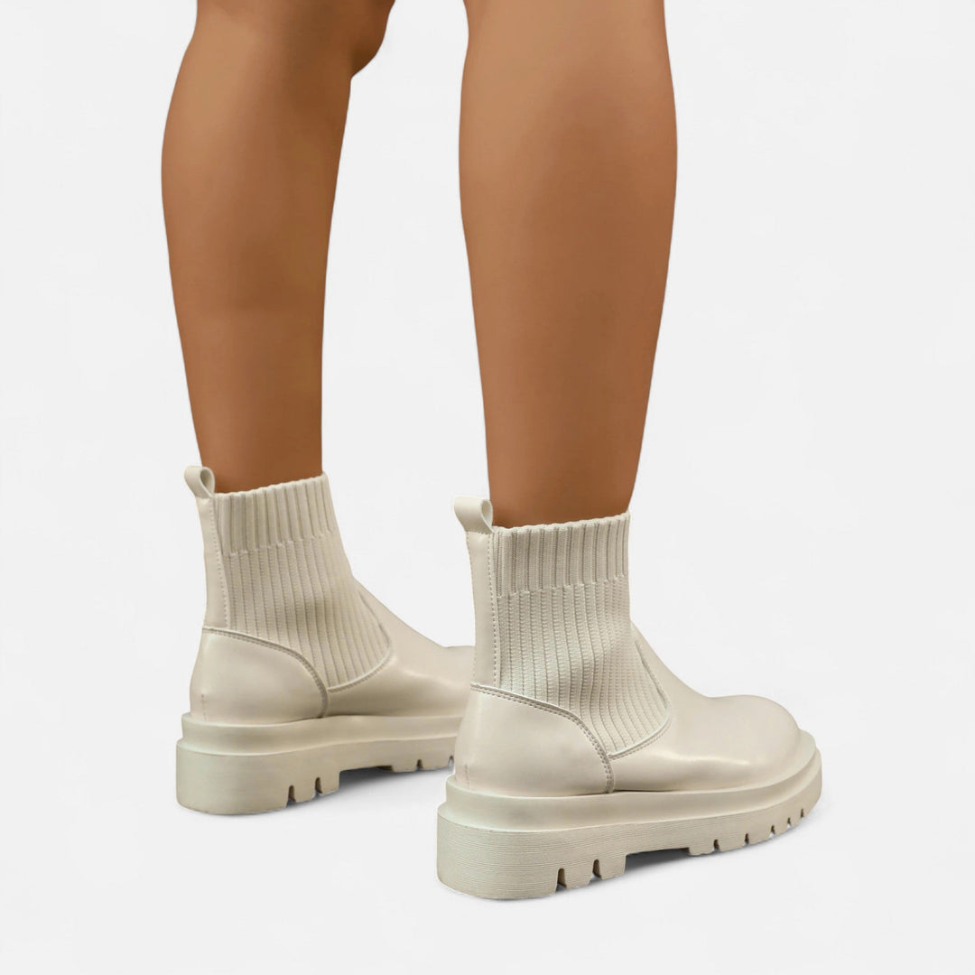 Bottines modernes à enfiler pour femmes