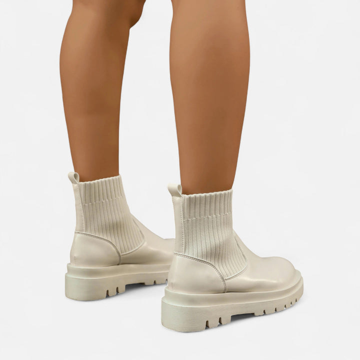 Bottines modernes à enfiler pour femmes