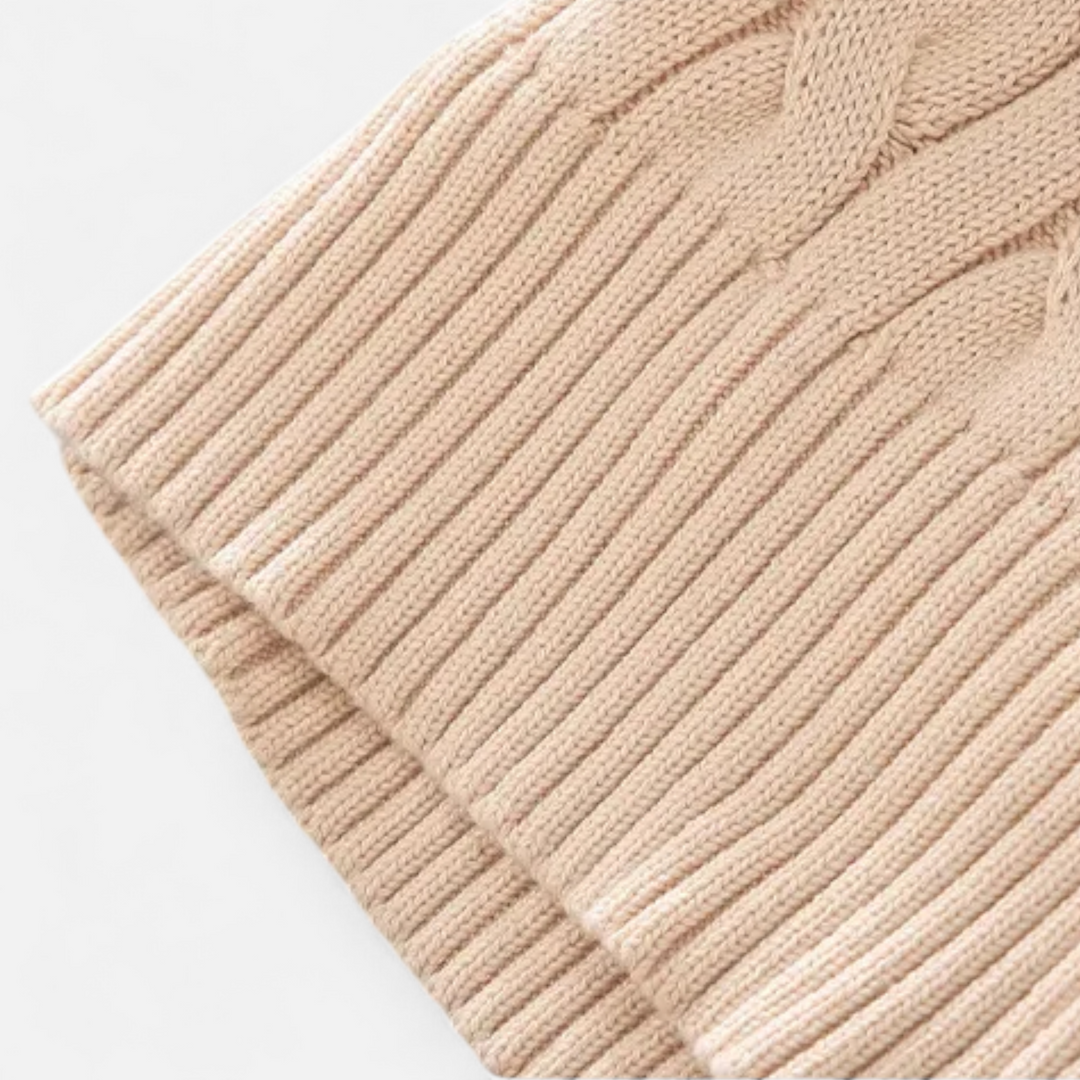 Pull à col roulé épais pour homme avec fermeture éclair