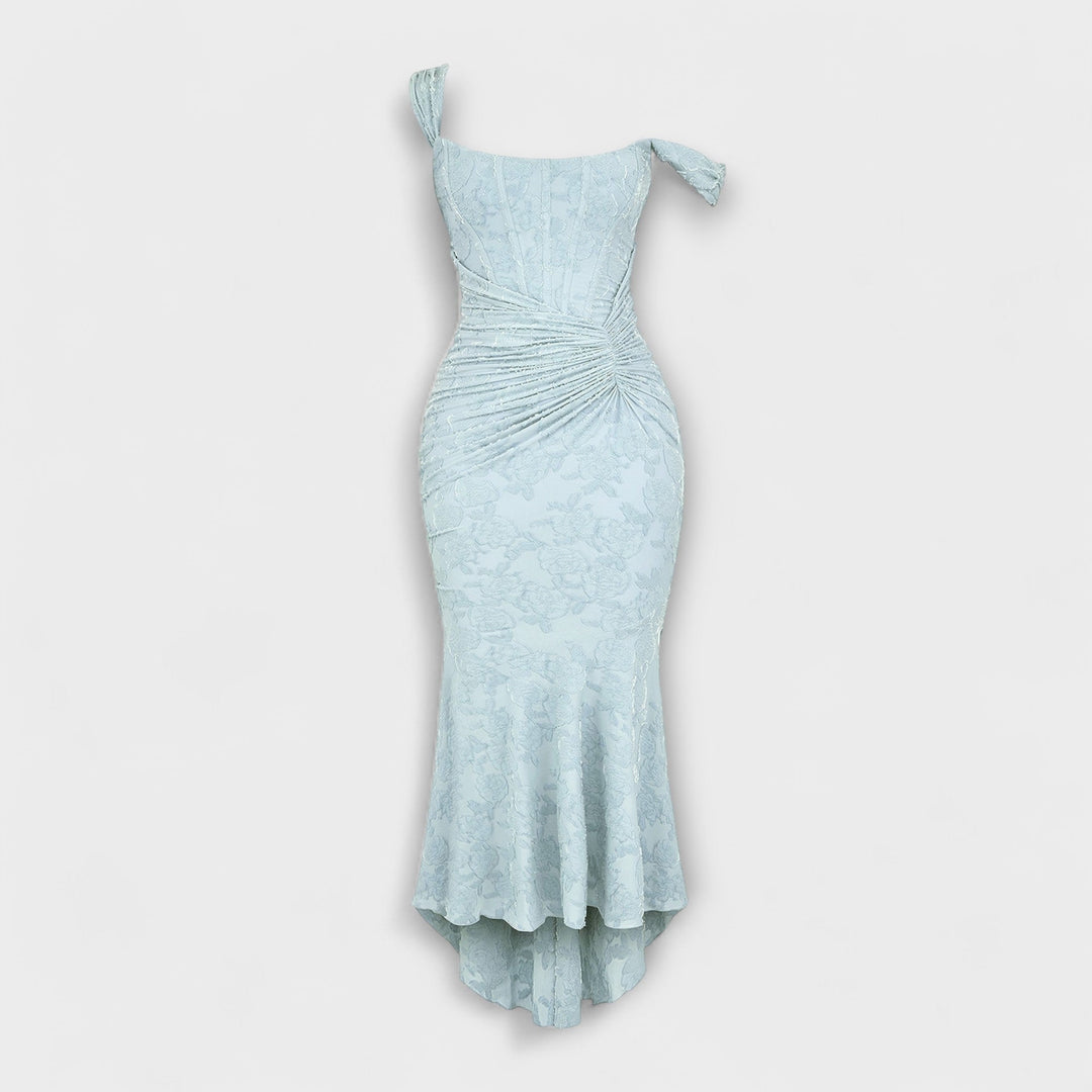 Long Dress with Elegant and Refined Corset