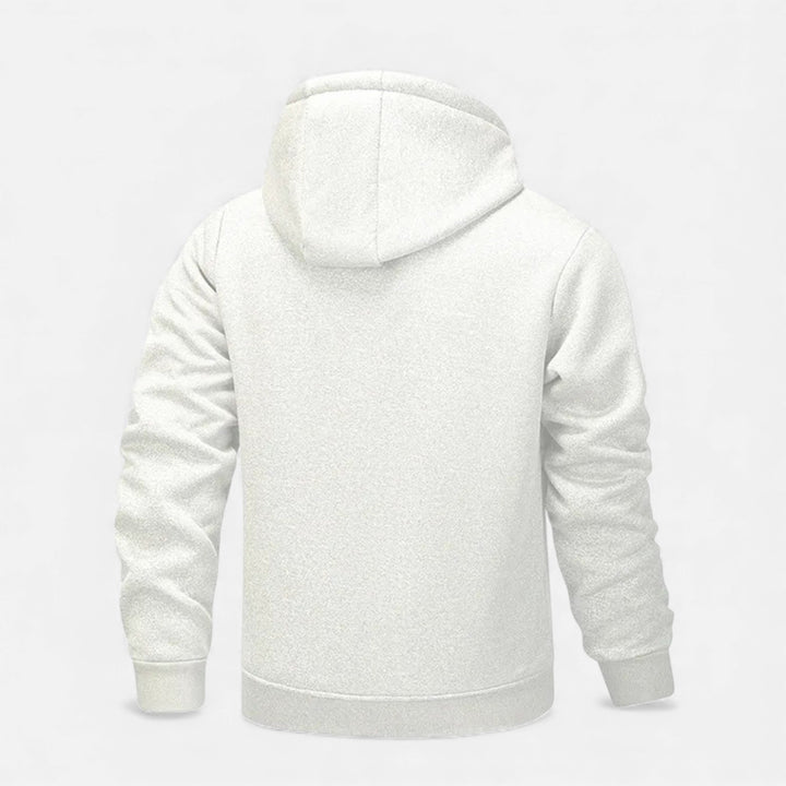 Męska kurtka zimowa z kapturem i podszewką z polaru