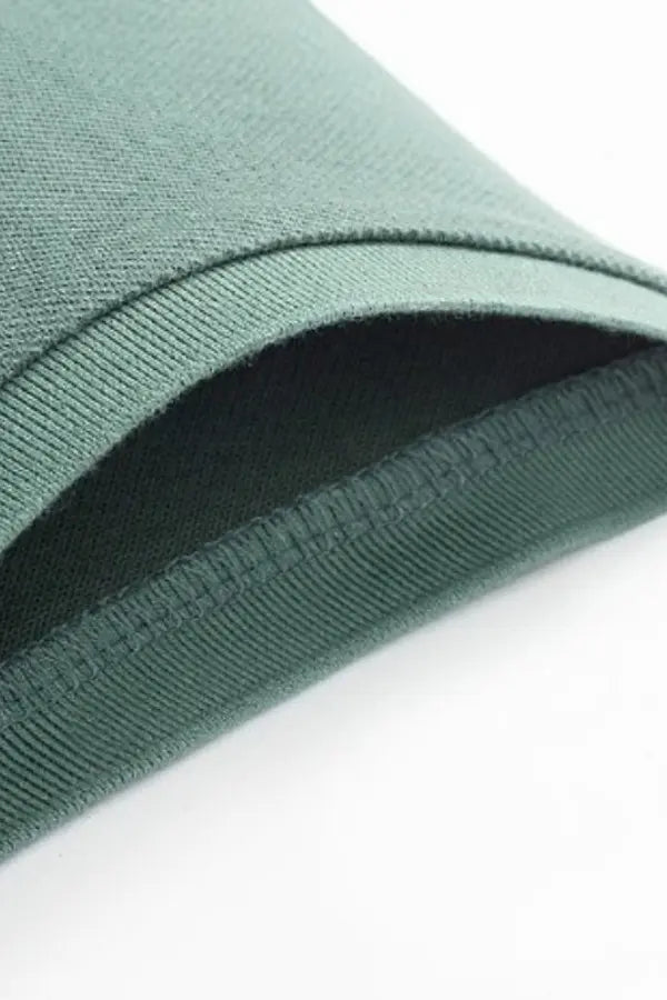 Ekskluzywna koszulka polo z kołnierzem mandaryńskim – męska