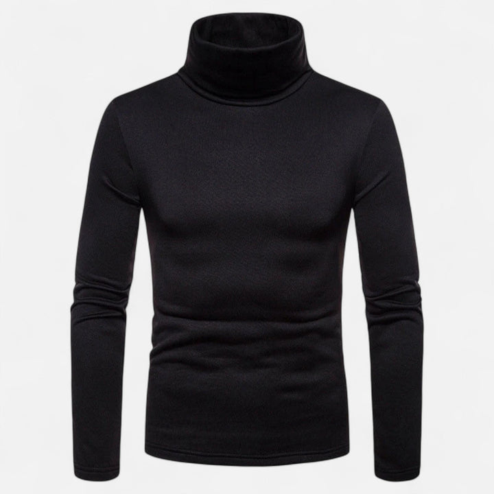 Pull col roulé ajusté pour homme – Automne Hiver extensible