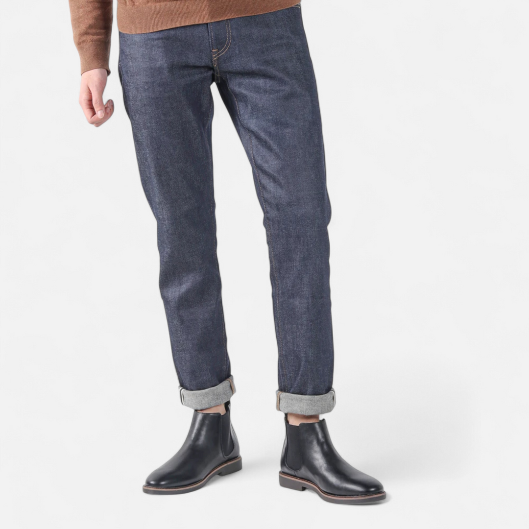 Pánské retro kožené boty Chelsea