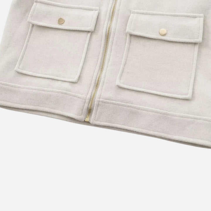 Veste d'hiver zippée élégante pour femmes