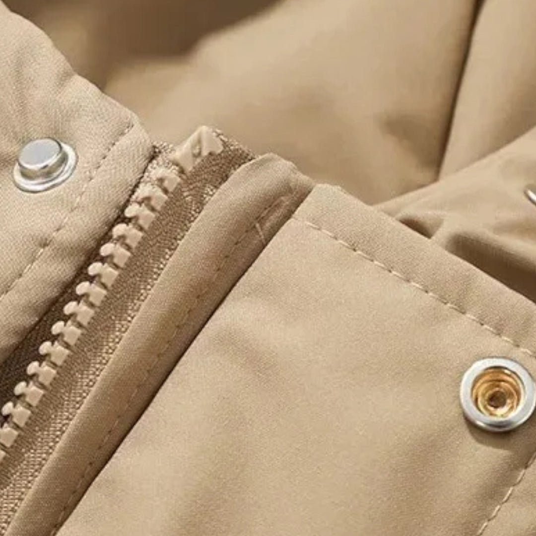 Veste matelassée en coton à capuche unisexe