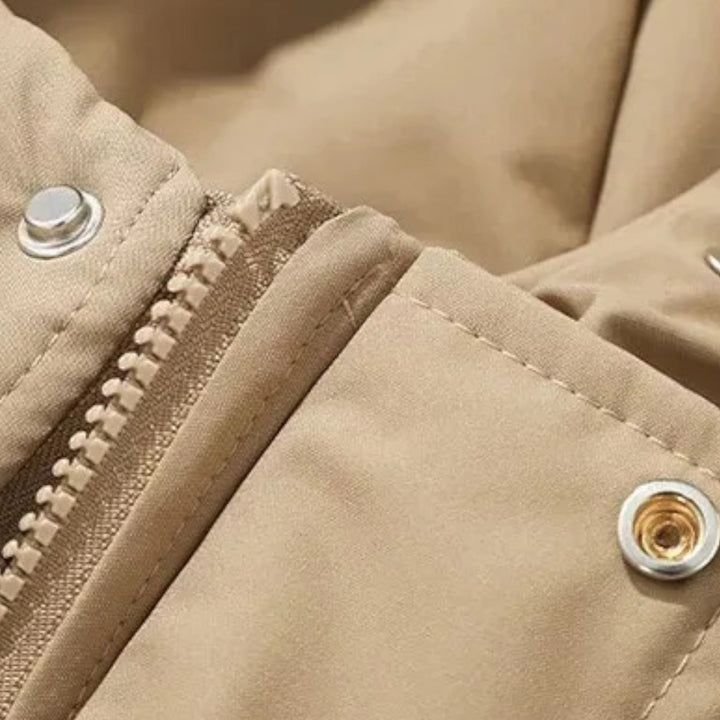 Veste matelassée en coton à capuche unisexe