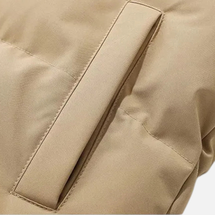 Veste matelassée en coton à capuche unisexe