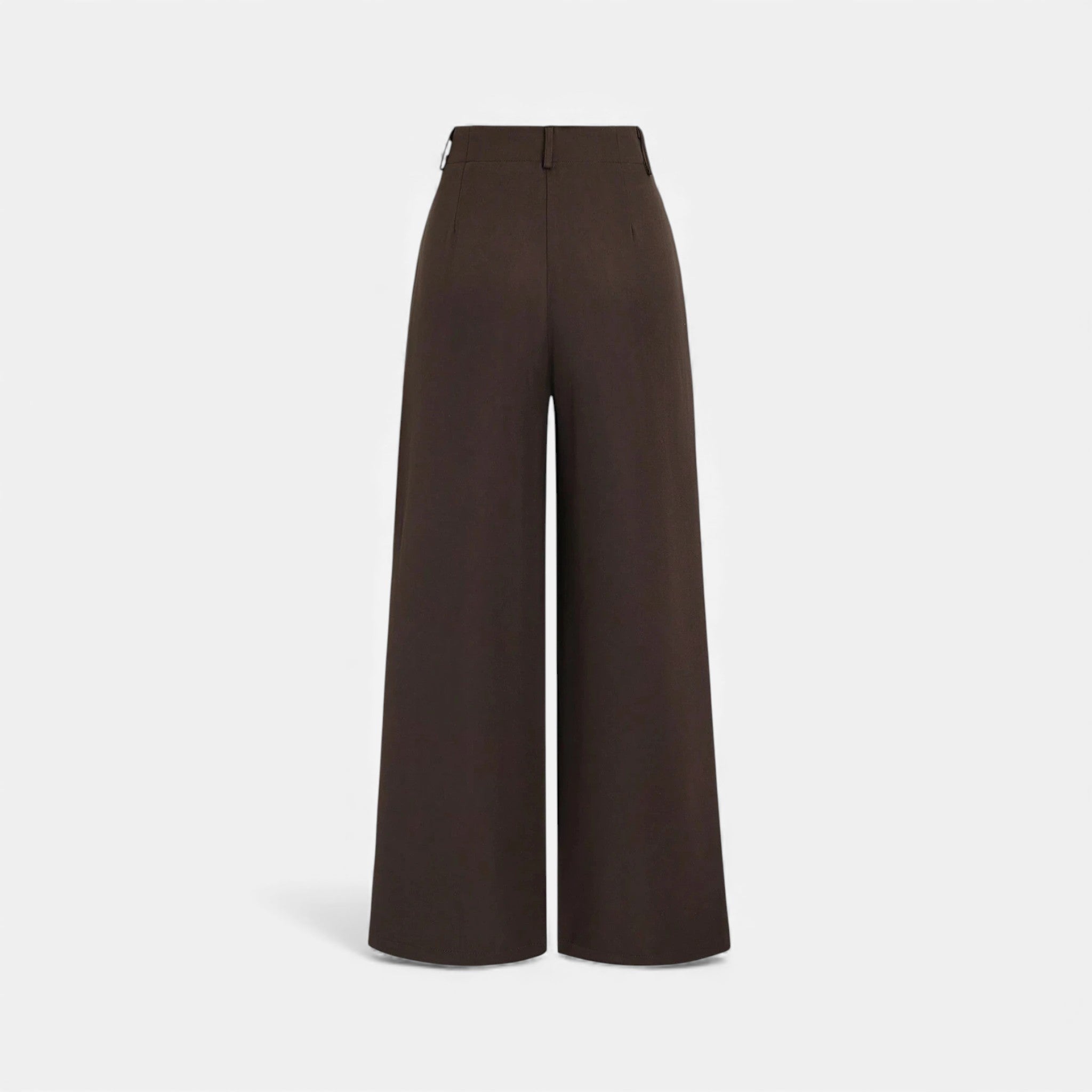 Maison Vaison | Women’s Jacquard Pleated Wide-Leg Trousers