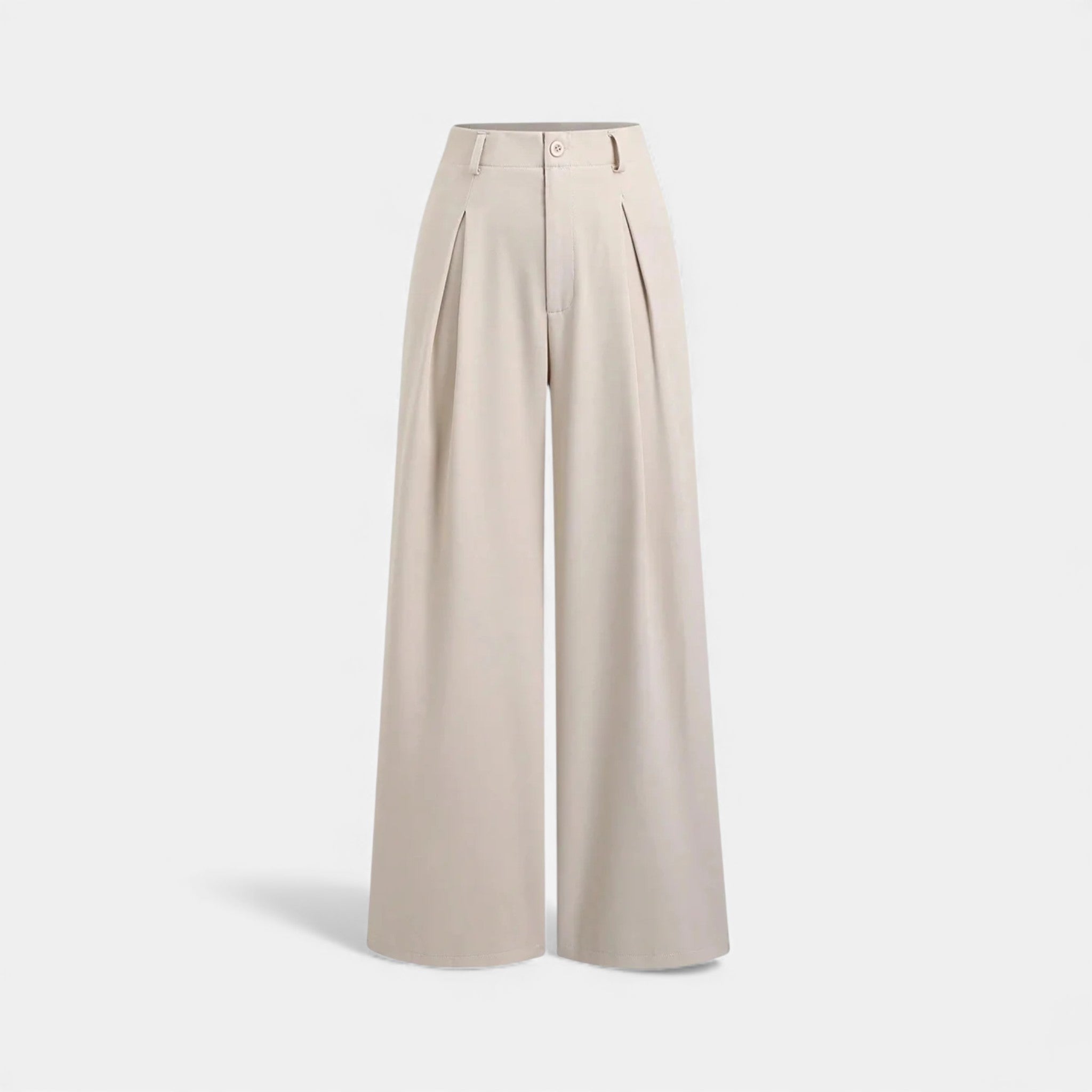 Maison Vaison | Women’s Jacquard Pleated Wide-Leg Trousers