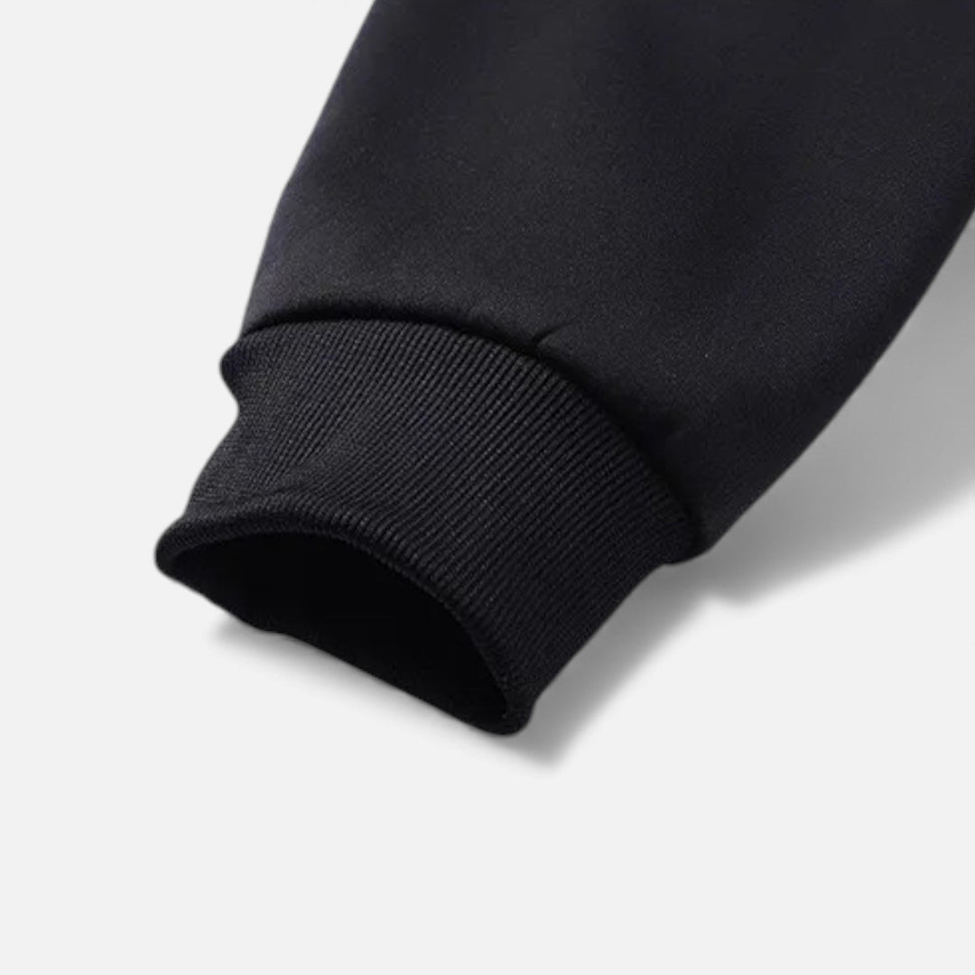 Męska kurtka zimowa z kapturem i podszewką z polaru