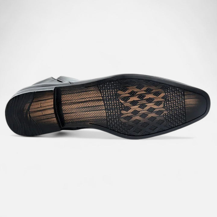 Bottes Chelsea pour hommes à bout carré