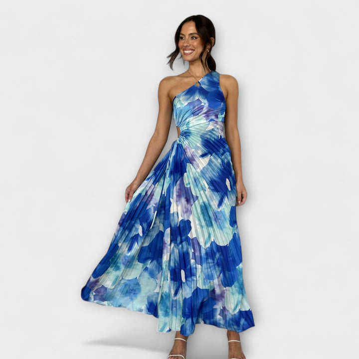 Elegantní maxi šaty s výřezy