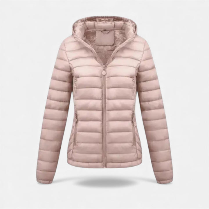 Damska lekka kurtka z kapturem na co dzień