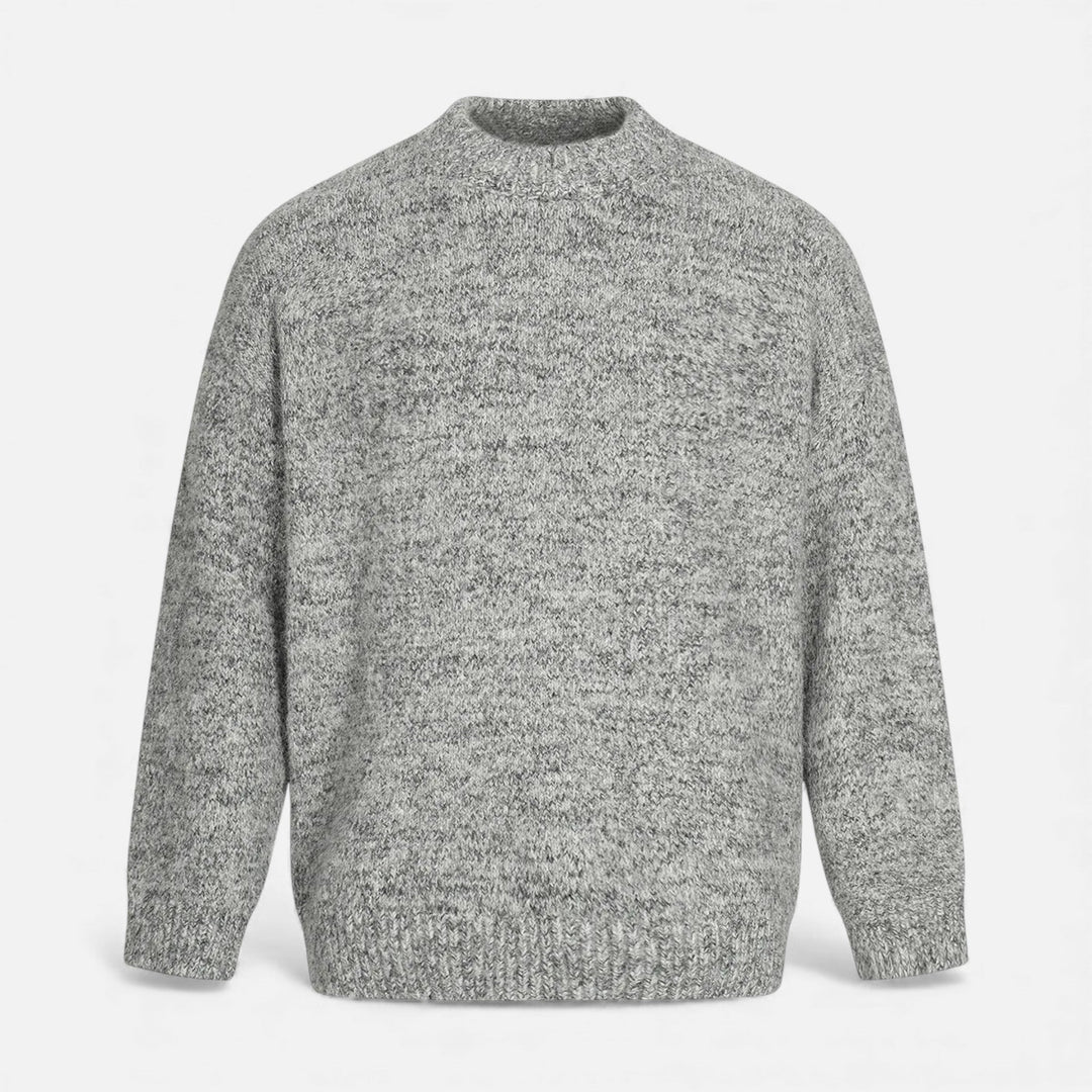 Pull à col rond effet laine pour homme