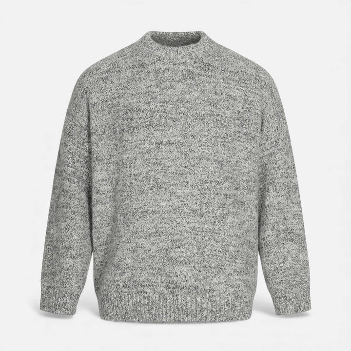 Pull à col rond effet laine pour homme