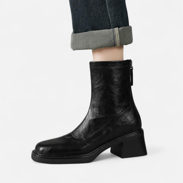 Maison Vaison | Women’s Leather Boots – Refined Urban Classic