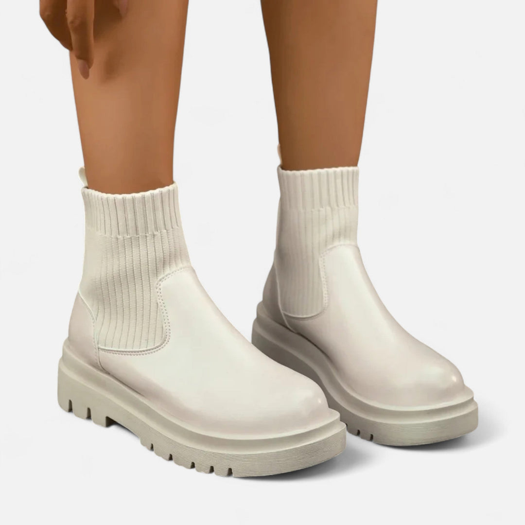 Bottines modernes à enfiler pour femmes