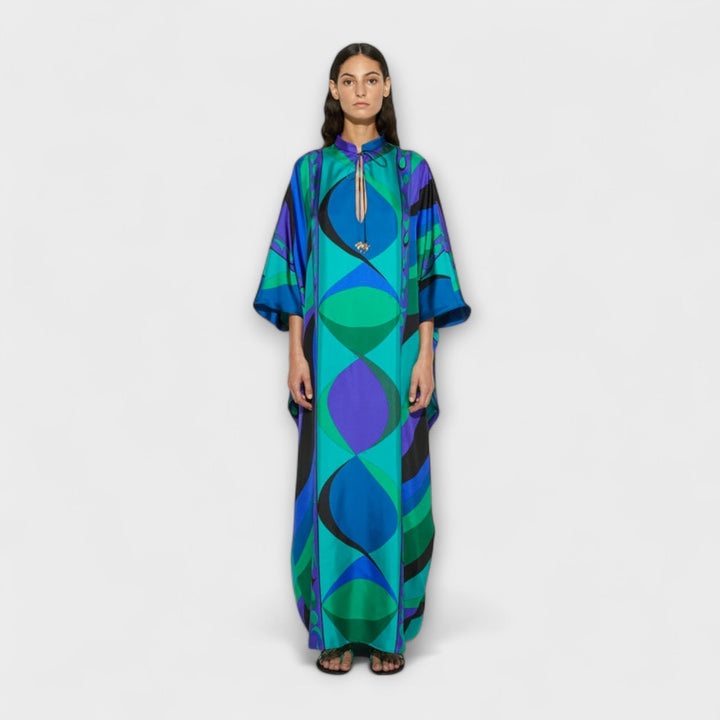 Vibrant Psychedelic Kaftan