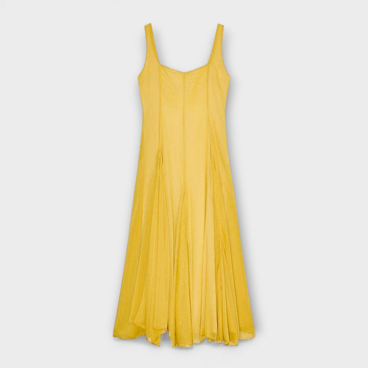 Robe à encolure carrée