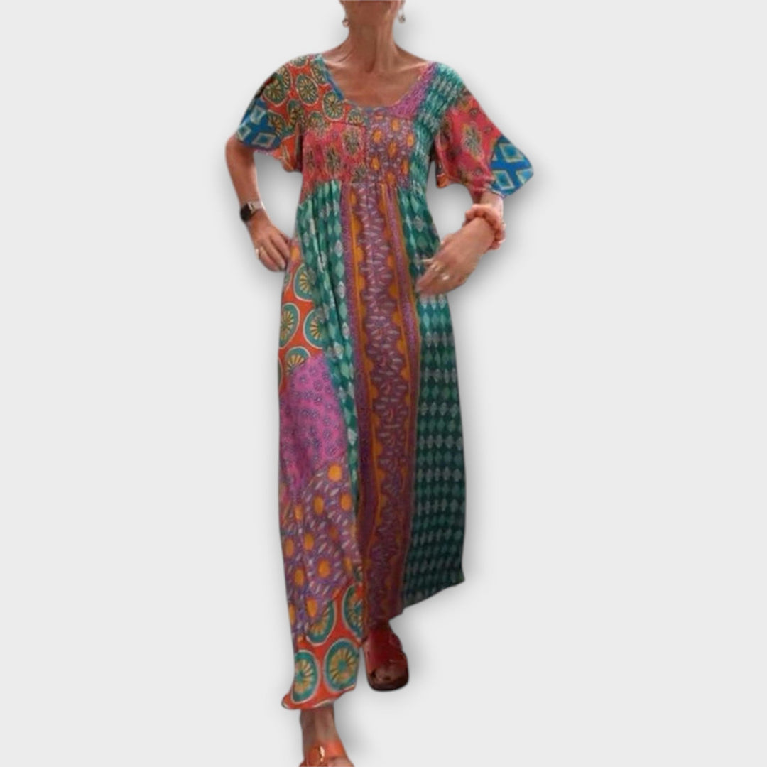 Vibrant Boho Dress