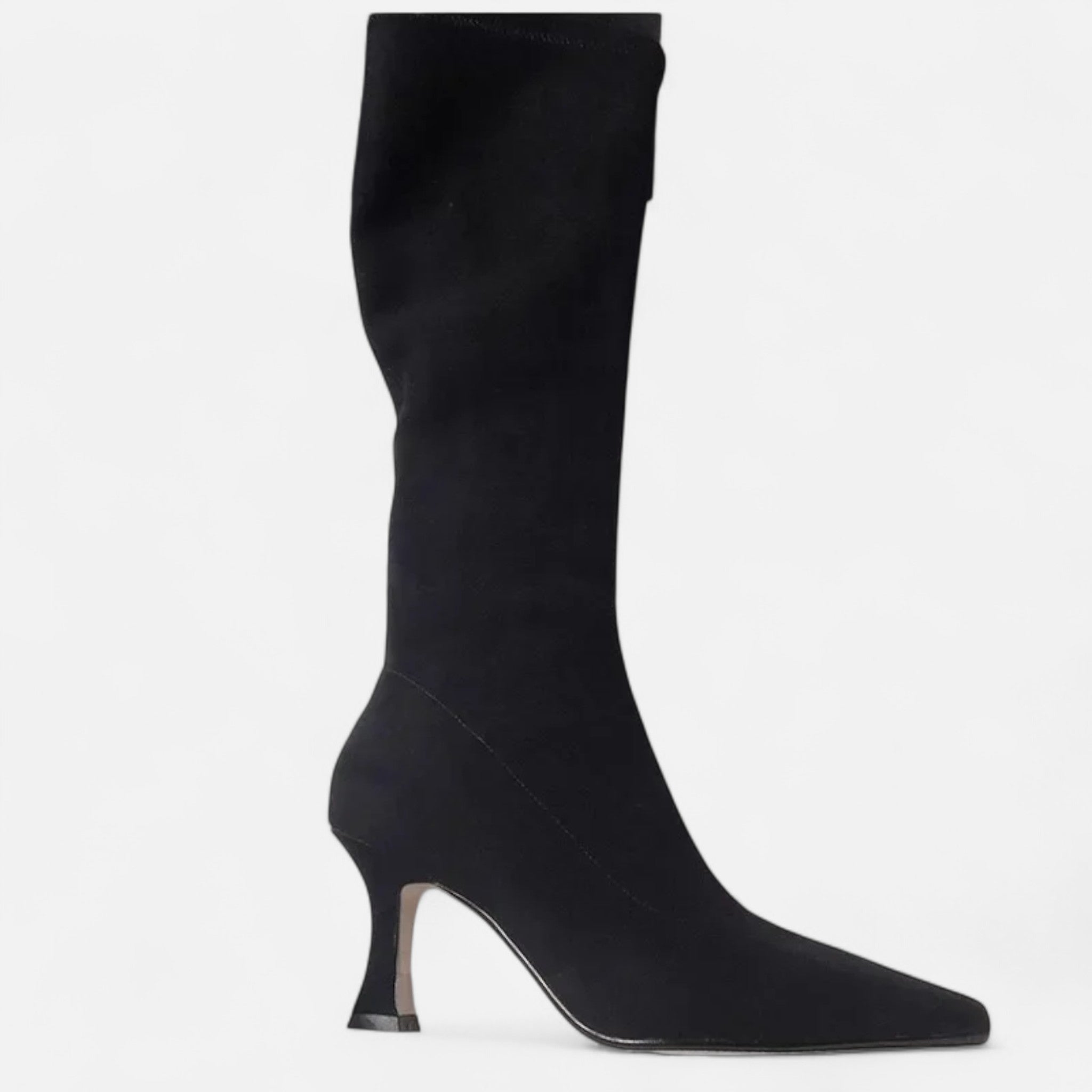 Maison Vaison | Women’s Suede Thigh-High Heeled Boots