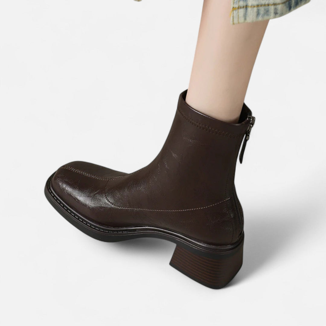 Maison Vaison | Women’s Leather Boots – Refined Urban Classic