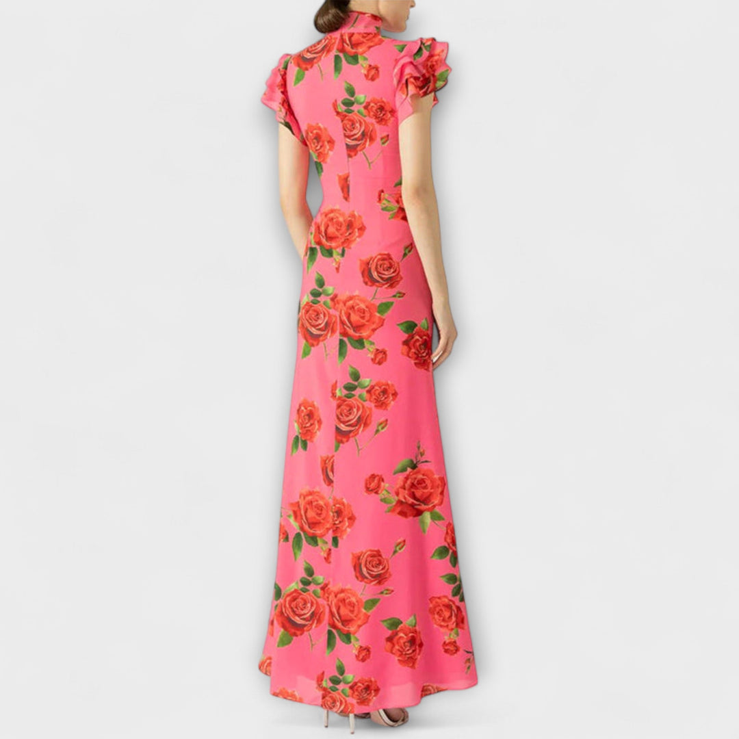Maxi Dress with Floral Print