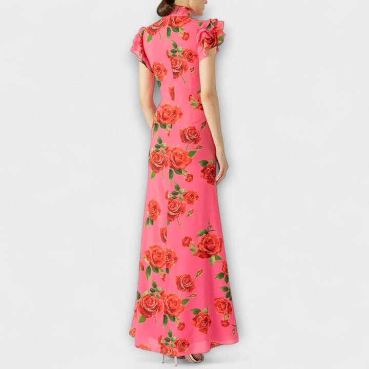 Maxi Dress with Floral Print