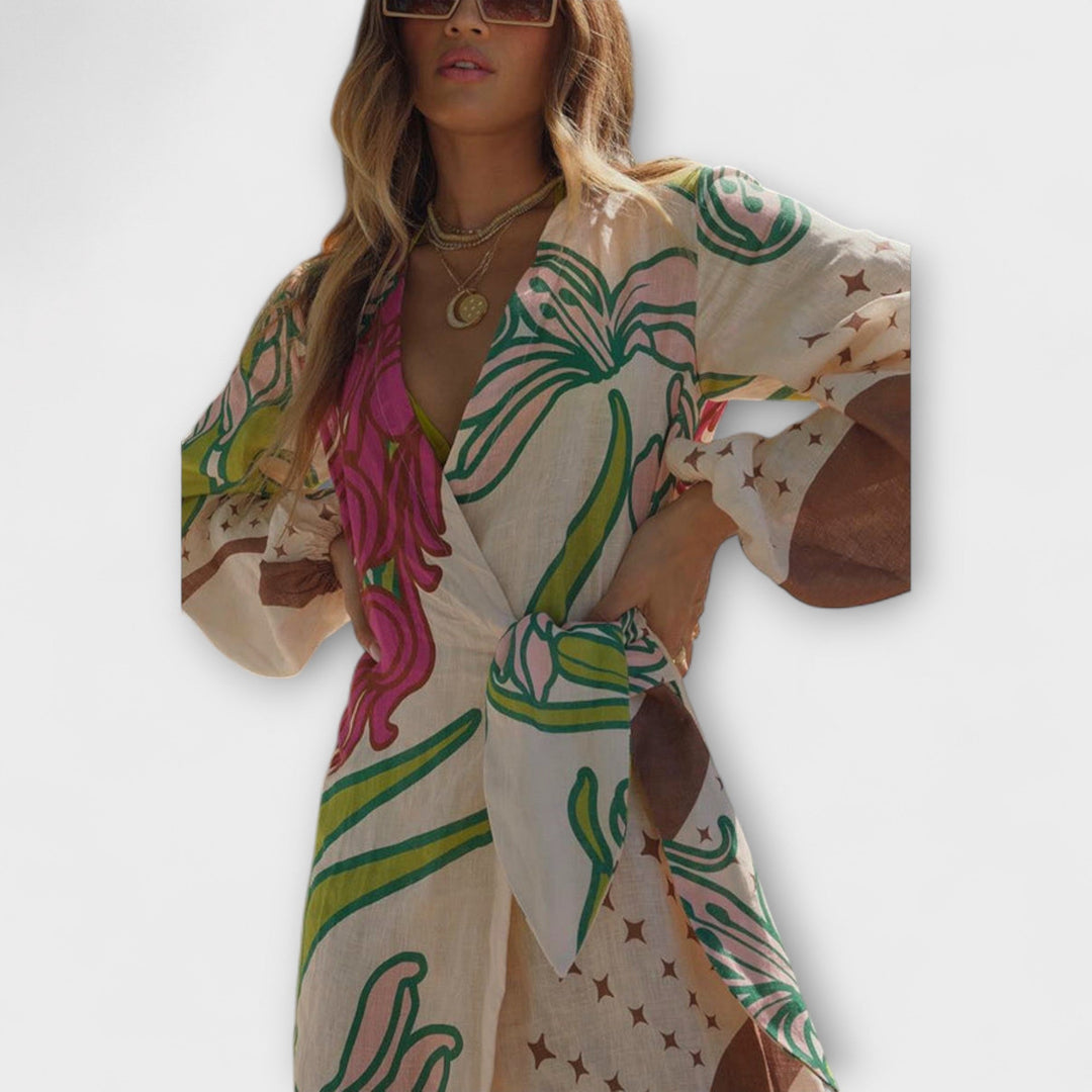 Tie Tunic Maxi Dress