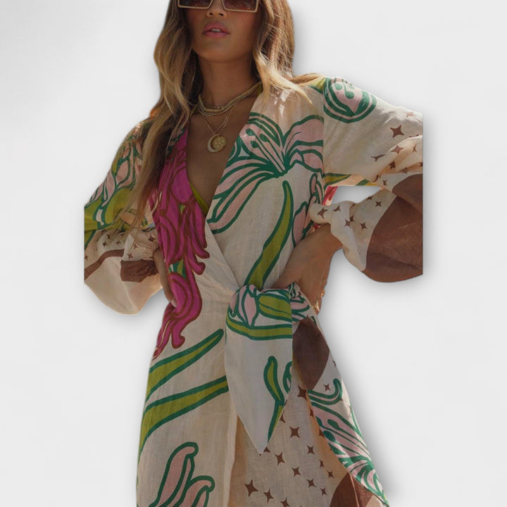 Tie Tunic Maxi Dress