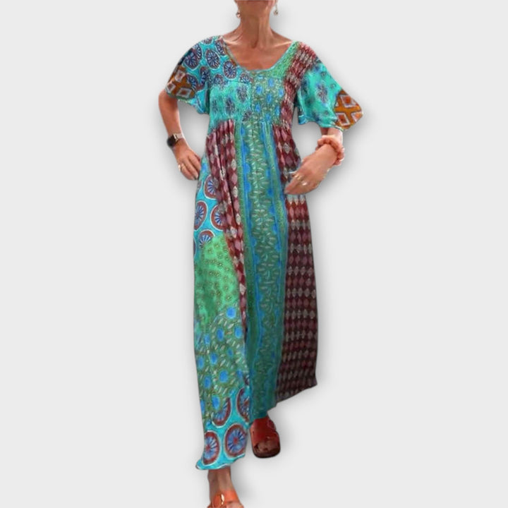 Vibrant Boho Dress