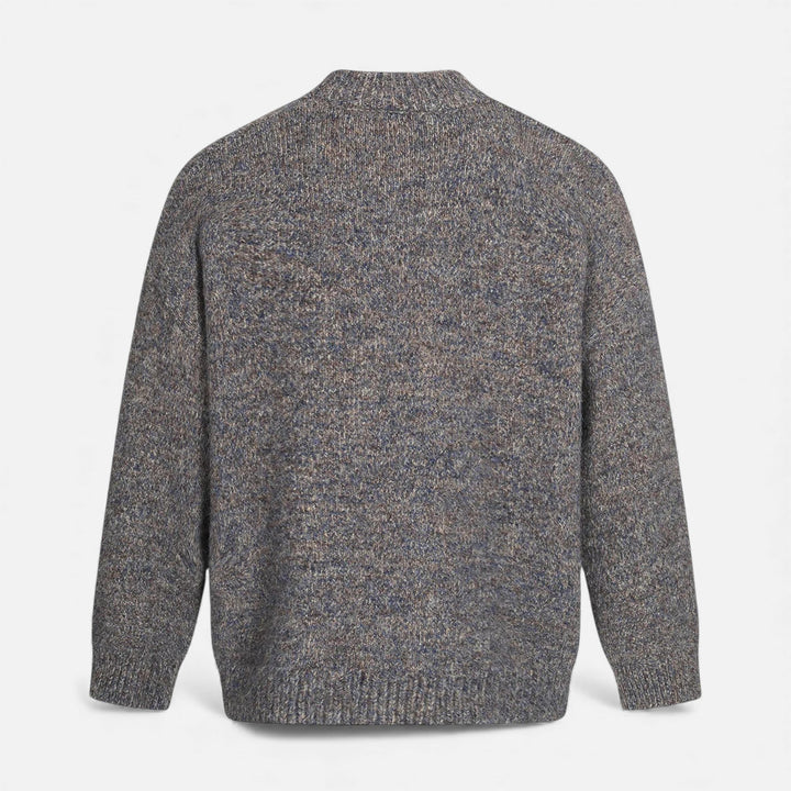 Pull à col rond effet laine pour homme