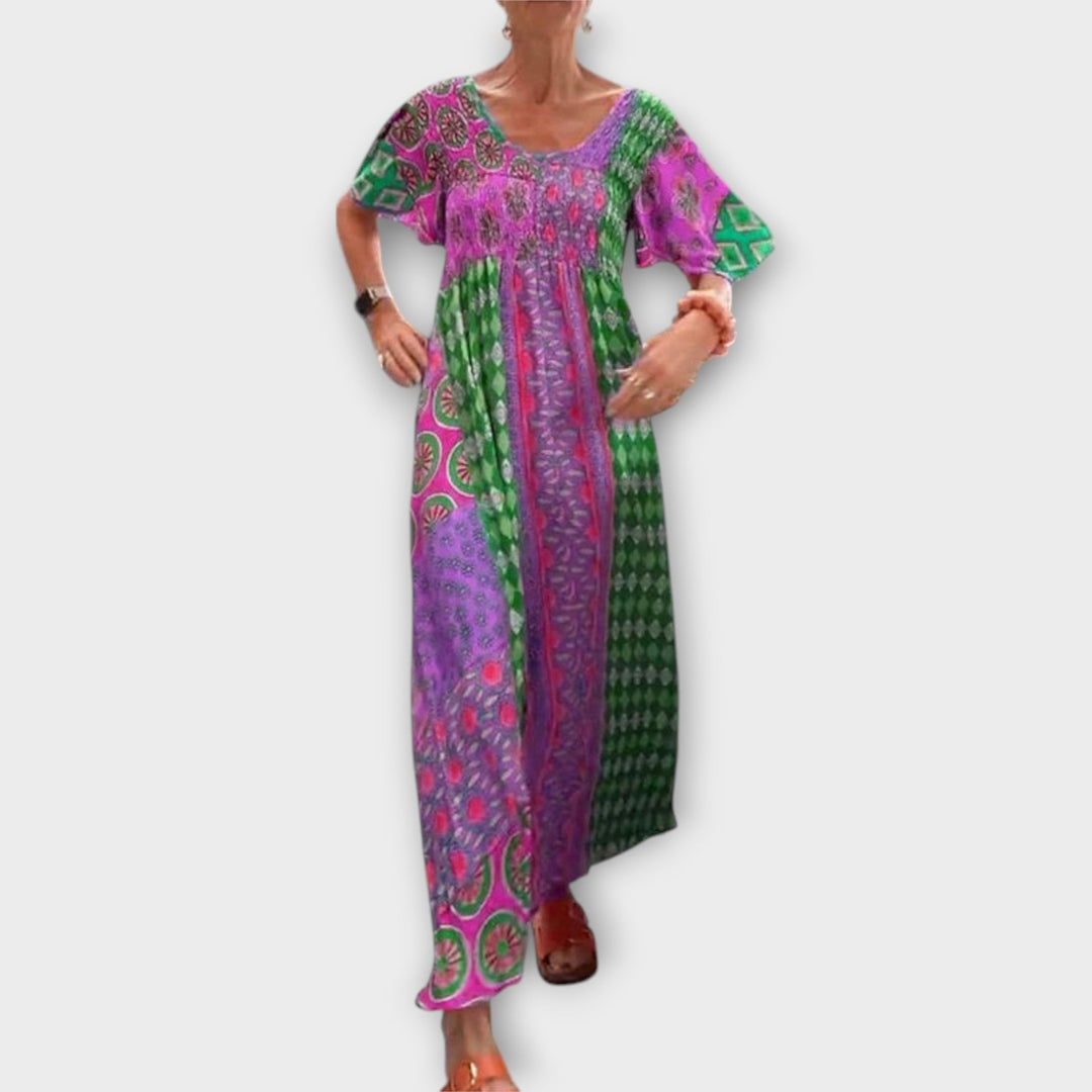 Vibrant Boho Dress