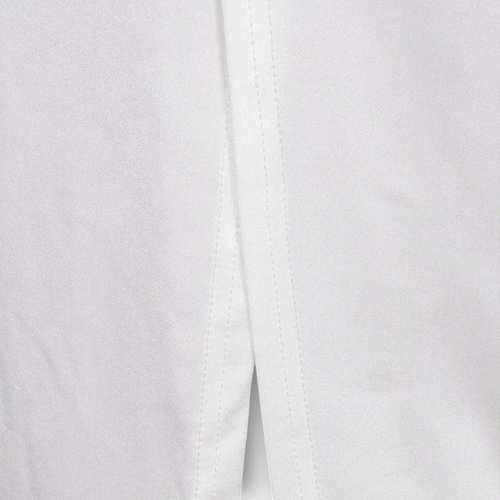 White Long Sleeve Dress with Waist Cutout and Rhinestone Accents