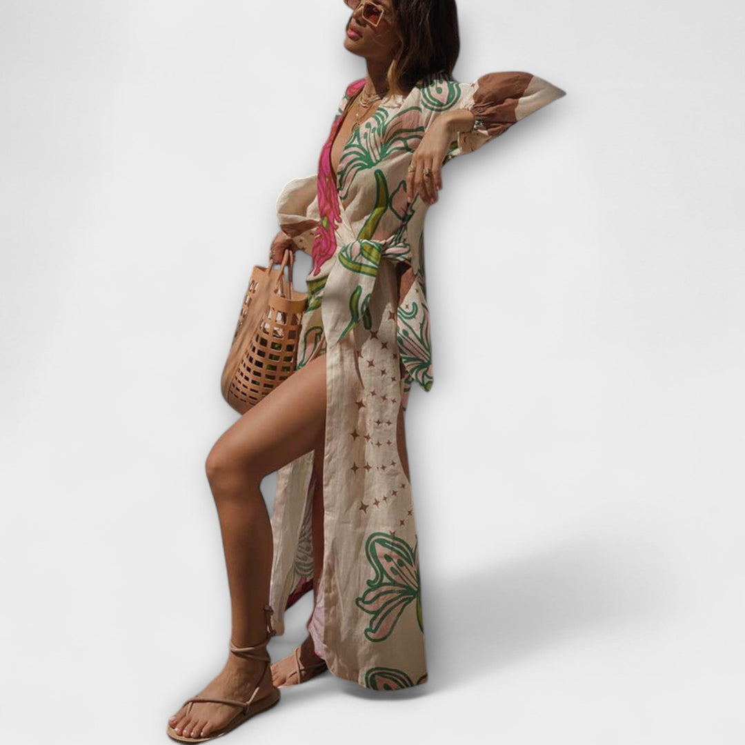 Tie Tunic Maxi Dress