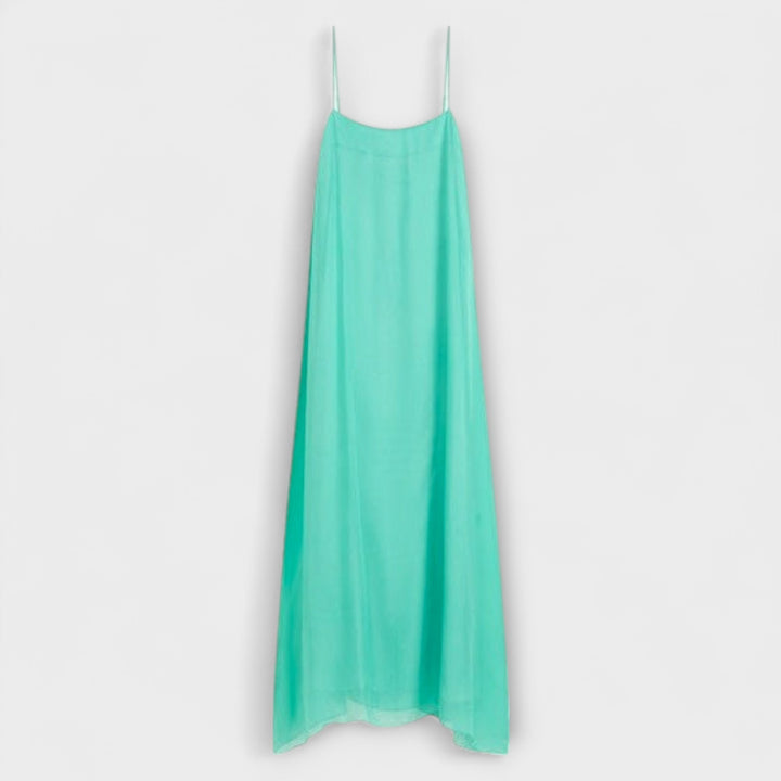 Elegant Maxi Dress with Spaghetti Straps