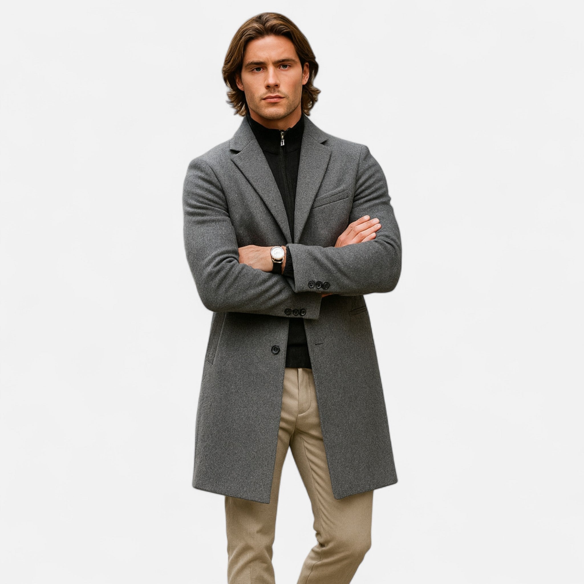 Maison Vaison | Men’s Classic Wool Overcoat