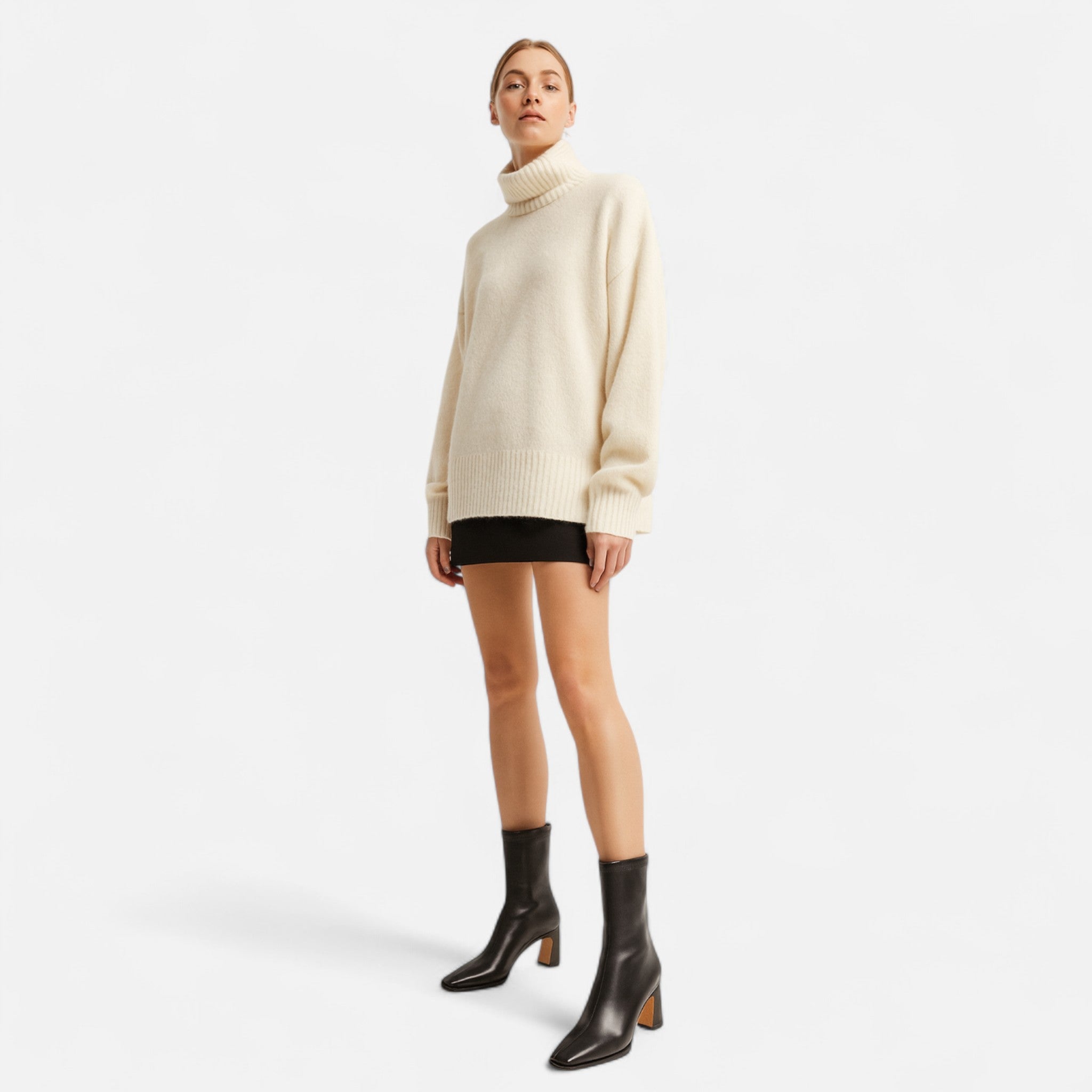 Maison Vaison | Women’s Vintage Square-Toe Ankle Boots