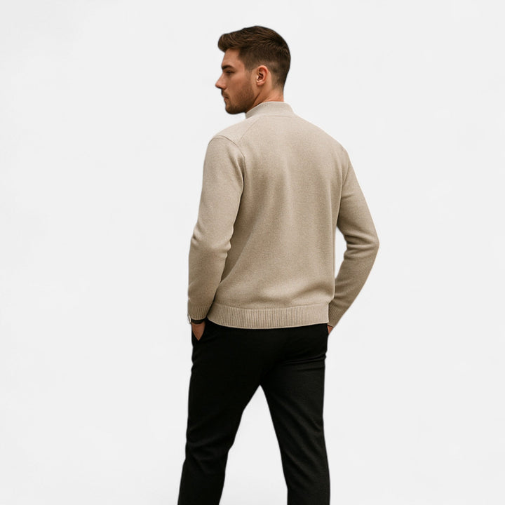 Men’s Merino Wool Zip Sweater