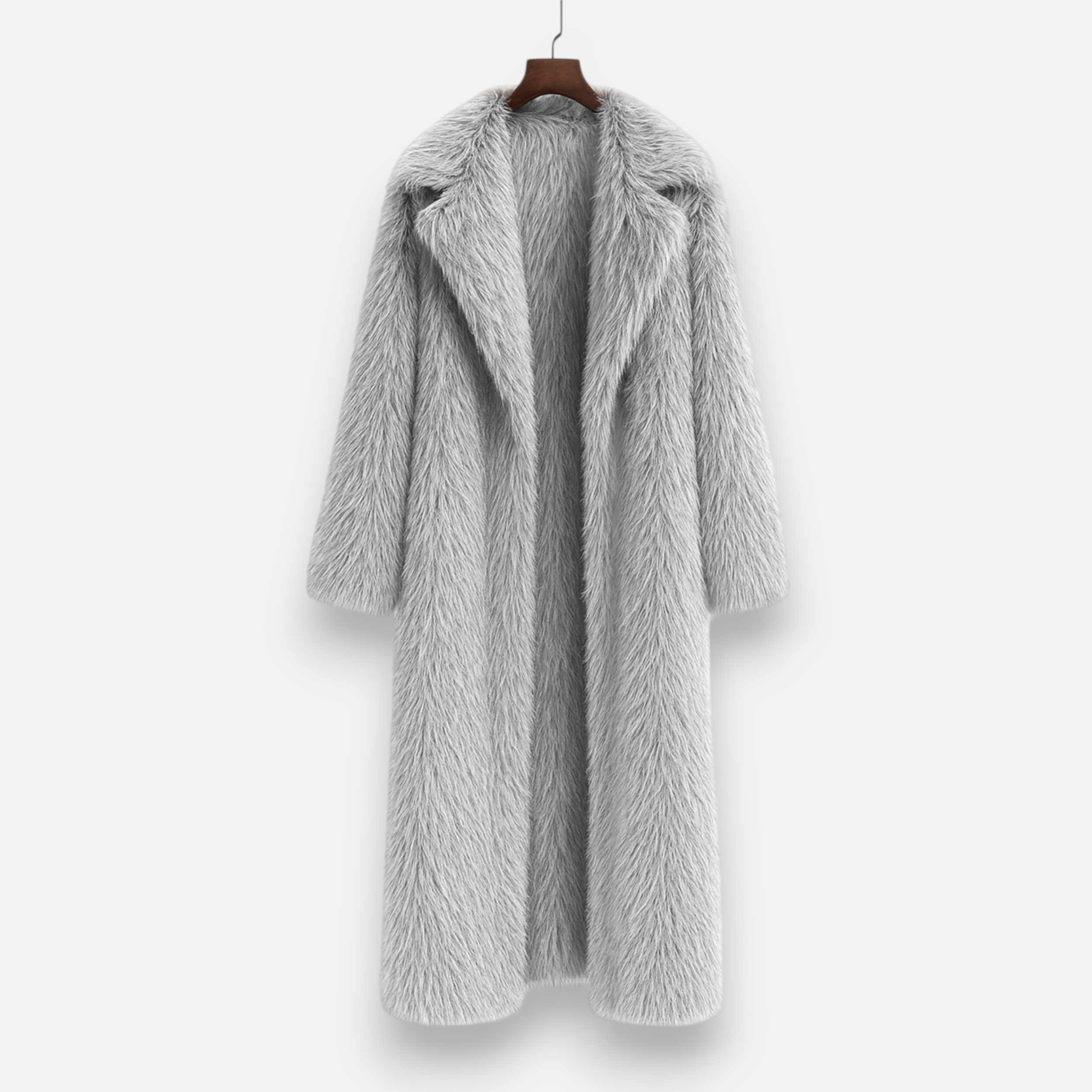 Maison Vaison | Women’s Long Faux Fur Overcoat
