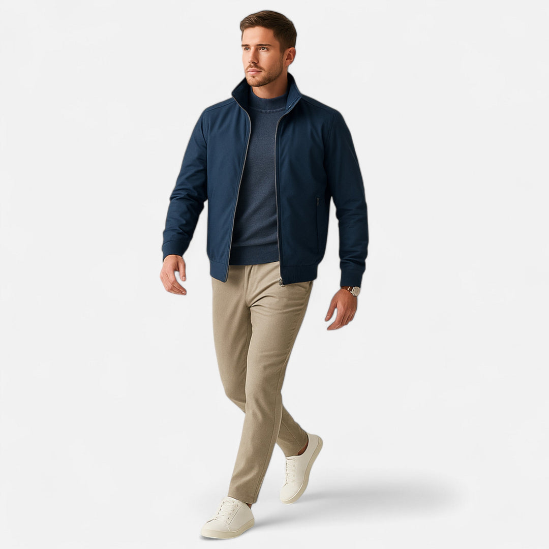 Veste aviateur ajustée pour homme