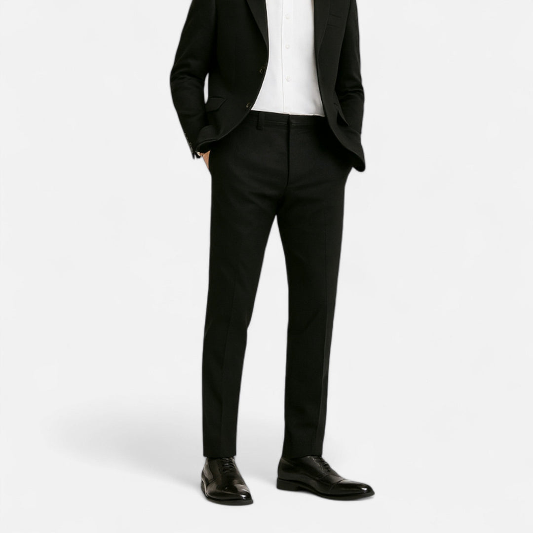 Pánské klasické formální boty s rytinou